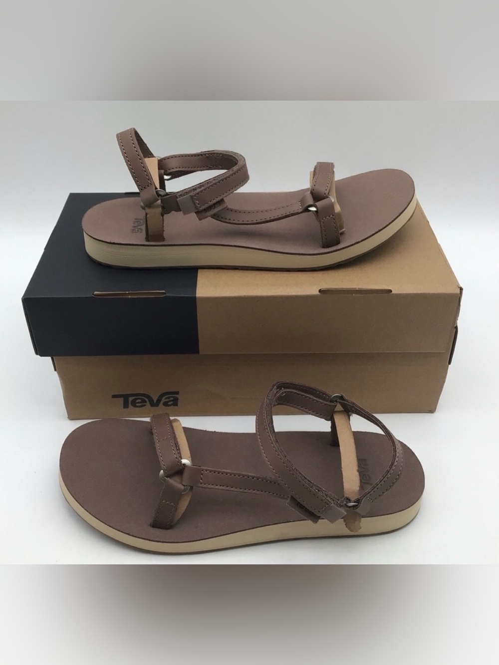 Teva Original Univeral Slim Antelope Brown Antelope Brown W7 NEW